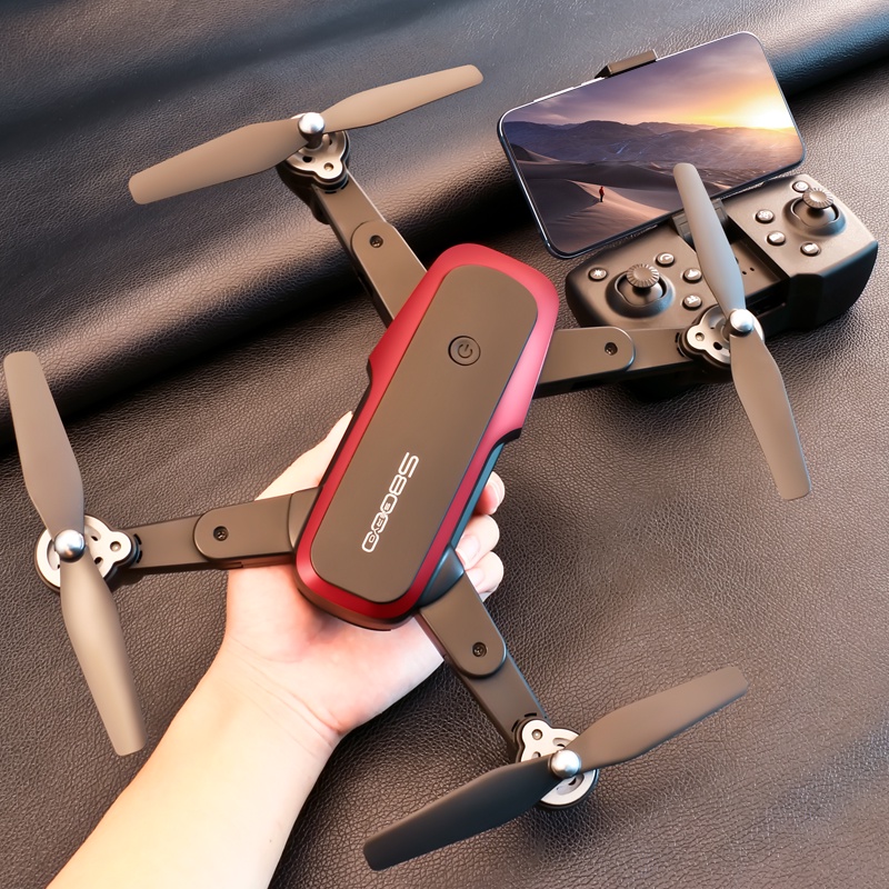 NEW S8000 Quadcopter Drone 4K Wide Angle Dual Camera Optical Flow Positioning WIFI Transmission Air Pressure Altitude Foldable Drones Professional Helicopter