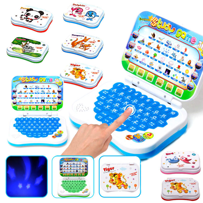 CYF# Laptop Chinese English Learning Computer Toy for Boy Baby Girl Children Kids